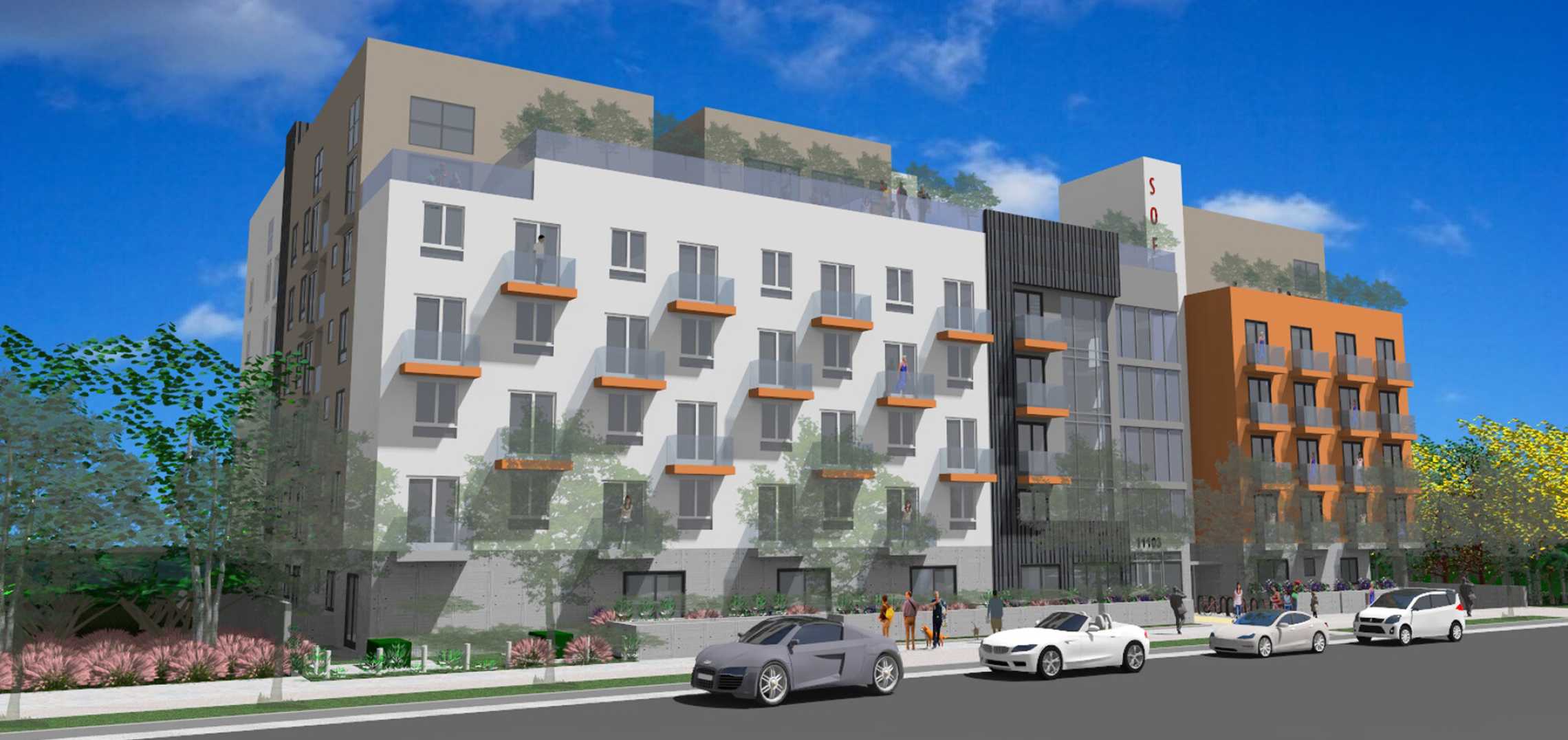 Sevenstory, 138unit apartment complex proposed in North Hollywood